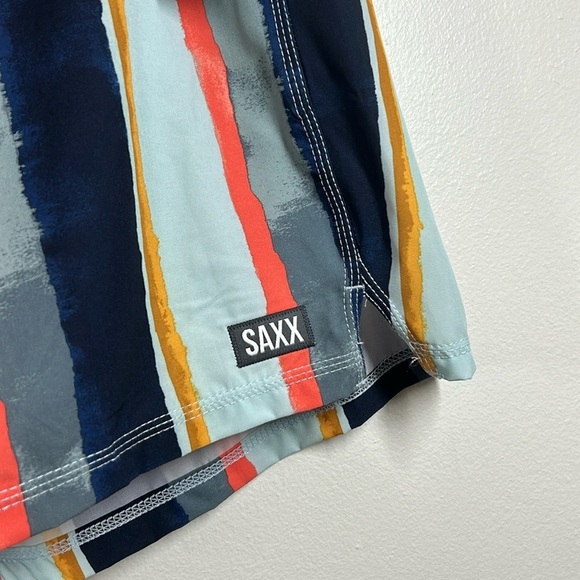 Saxx Oh Buoy 5” 2N1 DropTemp Cooling Liner Ballpark Pouch Swim Trunks Shorts NWT - Picture 2 of 10